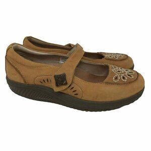 Skechers Shape Ups Mary Jane Shoes Brown 7.5